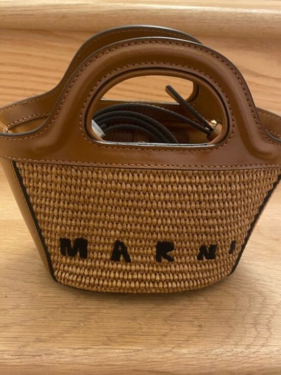 Marni Handbags - Marni brown Woven Mini Tote